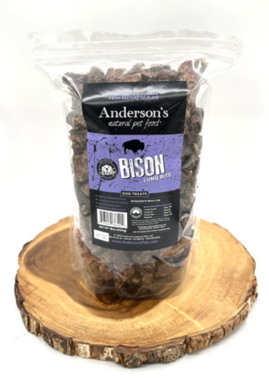 Anderson's- Bison Lung Bits (Multiple Sizes)