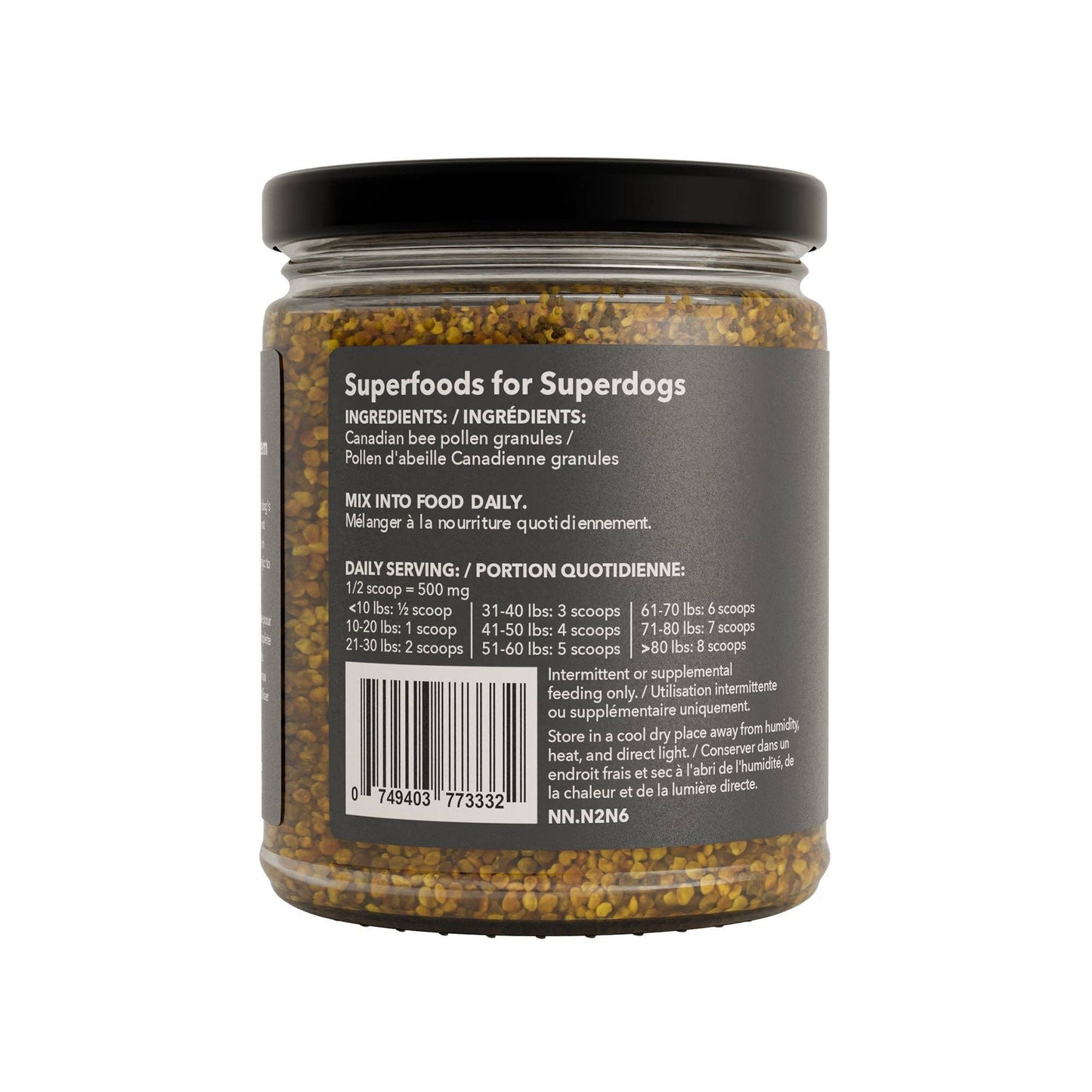 Canadian Bee Pollen Superfood for Dogs - Niuniu's Pet Shop