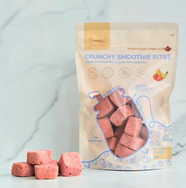 Crunchy Smoothie Bites - Strawberry & Banana