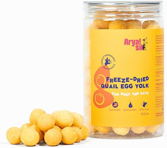 Freeze-Dried Quail Egg Yolk - Niuniu's Pet Shop