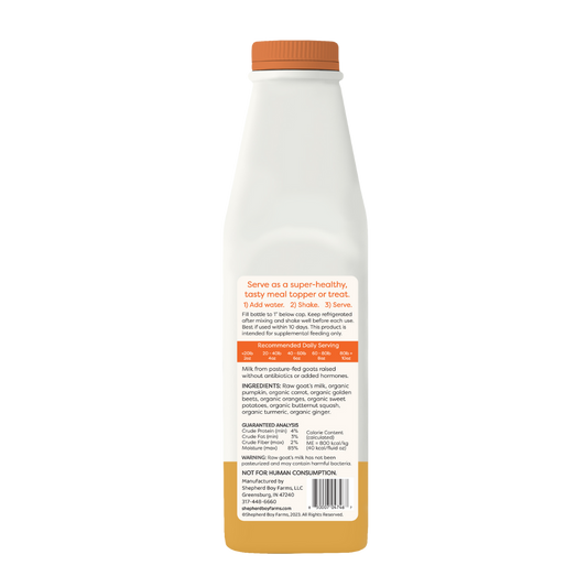 Freeze-Dried Raw Goat Milk- Golden Blend - Niuniu's Pet Shop