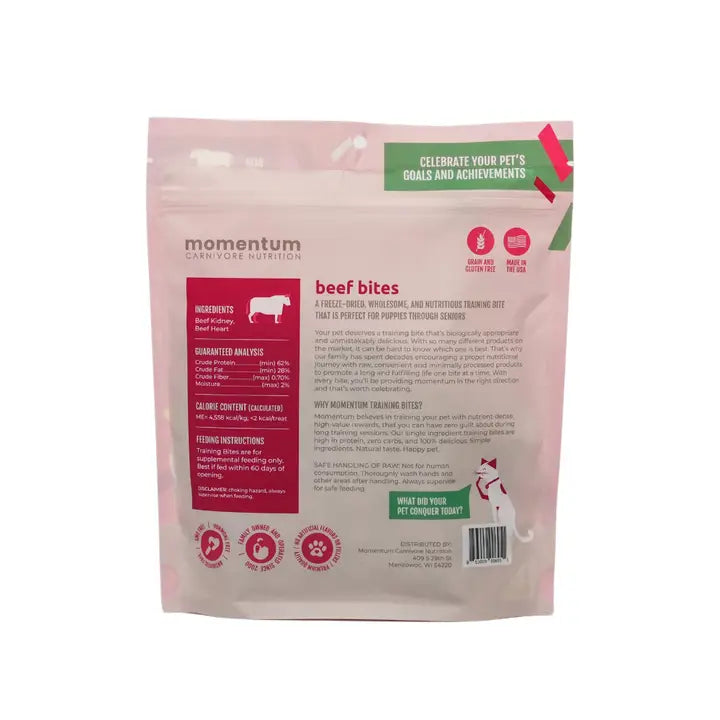 Freeze-Dried Beef Training Bites For Dogs & Cats