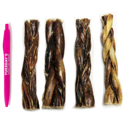 6" Braided Gullet Sticks - 4 Pack
