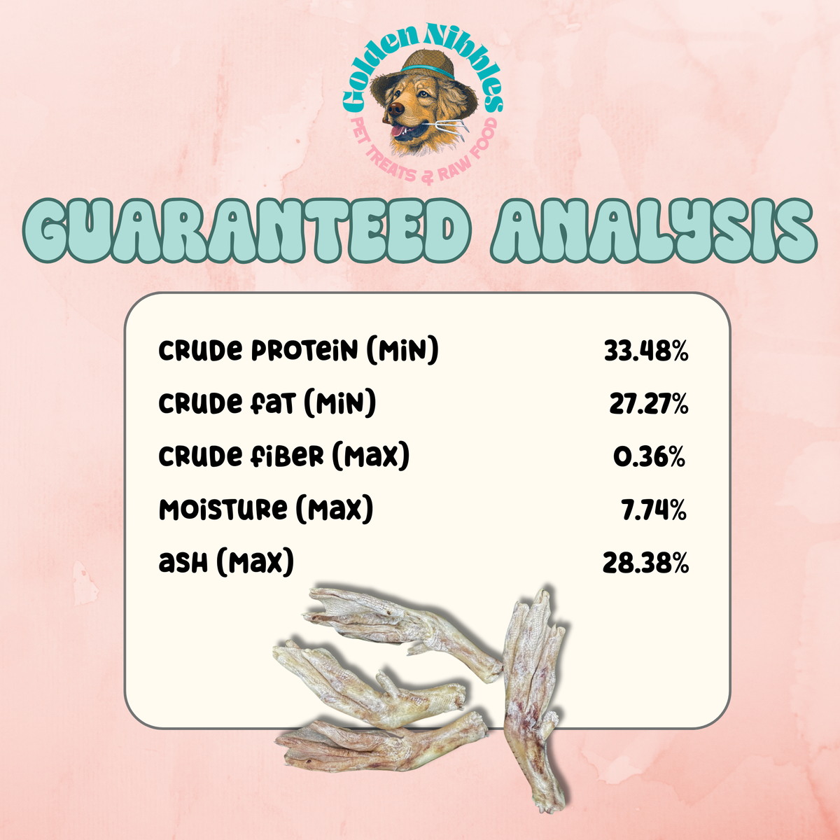 Duck Feet - Bag of 10 - Freeze-Dried Treat/Chew for Dogs
