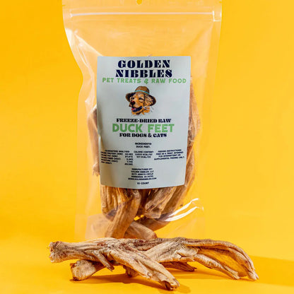 Duck Feet - Bag of 10 - Freeze-Dried Treat/Chew for Dogs