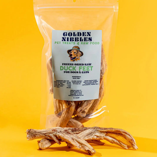 Duck Feet - Bag of 10 - Freeze-Dried Treat/Chew for Dogs