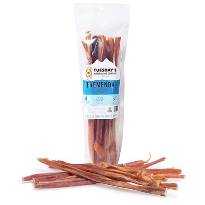 Tuesday's 12" Tremenda Sticks - 6 oz - Niuniu's Pet Shop