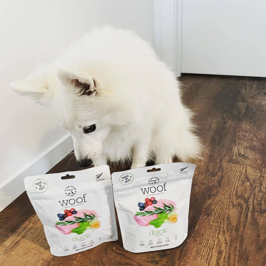 Woof Duck Freeze Dried Dog Food 1.76oz | 9.9oz | 2.2lb