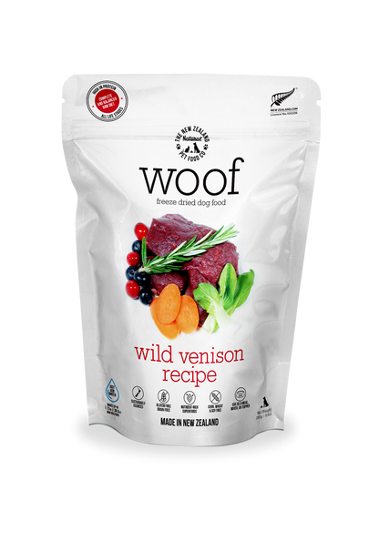 Woof Wild Venison Freeze Dried Dog Food - Niuniu's Pet Shop