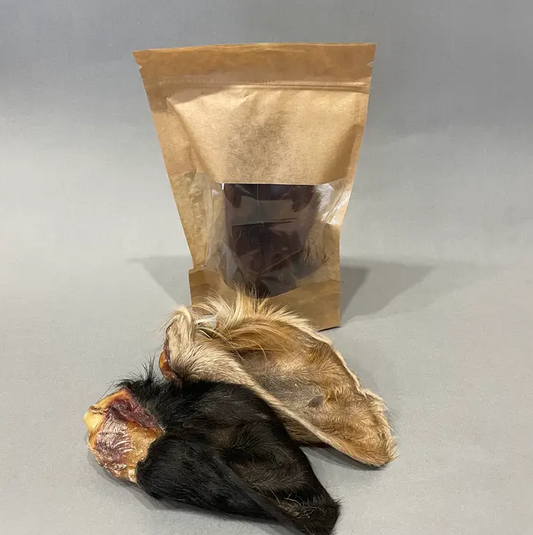 Beef Ears with Fur, Natural Dog Treat