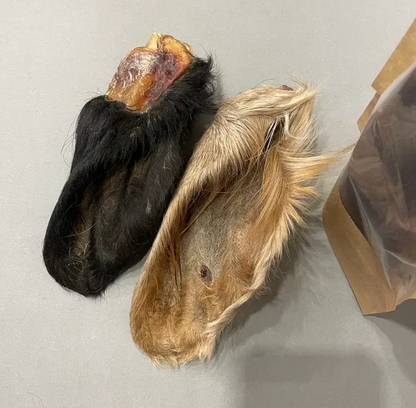 Beef Ears with Fur, Natural Dog Treat