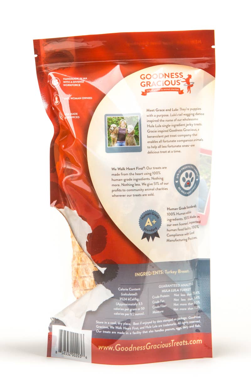 Hula Lula Turkey (Human Grade, 1 Ingredient Jerky) - 5oz