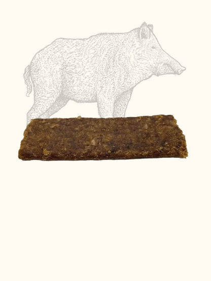 Wild boar slices