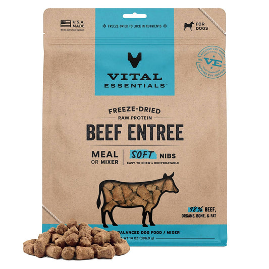 Vital Essentials FDR Beef Entree & Mixer Soft Nibs 14oz