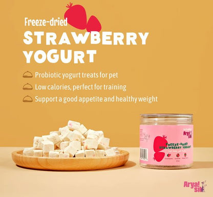 Freeze-Dried Strawberry Yogurt - Niuniu's Pet Shop
