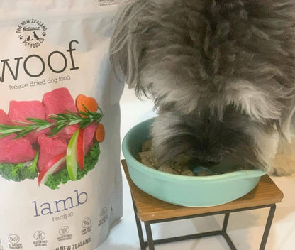 Woof Lamb Freeze Dried Dog Food 1.76oz | 9.9oz | 2.2lb - Niuniu's Pet Shop