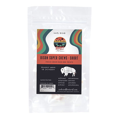 Bison Super Chews - Short - Niuniu's Pet Shop