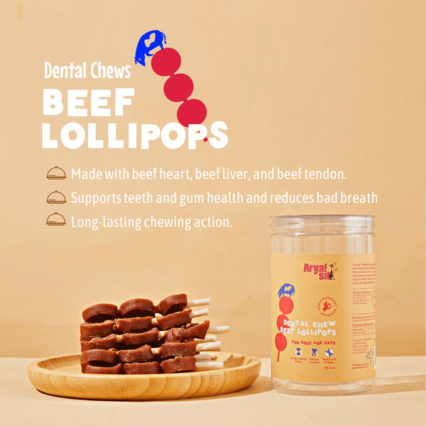 Dental Chew Beef Lollipops image 0
