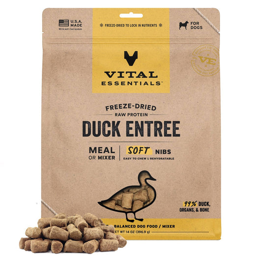 Vital Essentials FDR Duck Entree & Mixer Soft Nibs 14oz