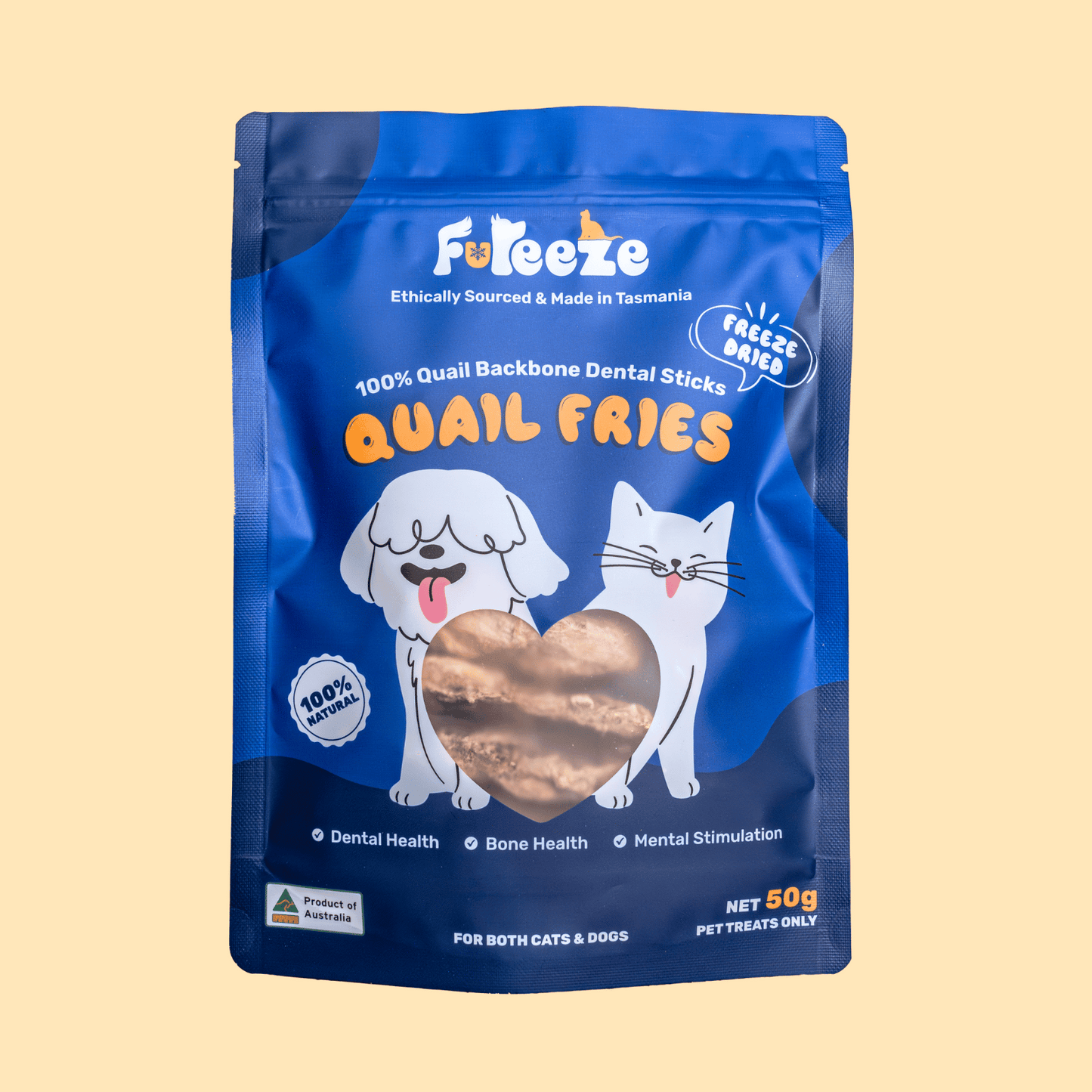 Freeze Dried Quail Backbone image 0