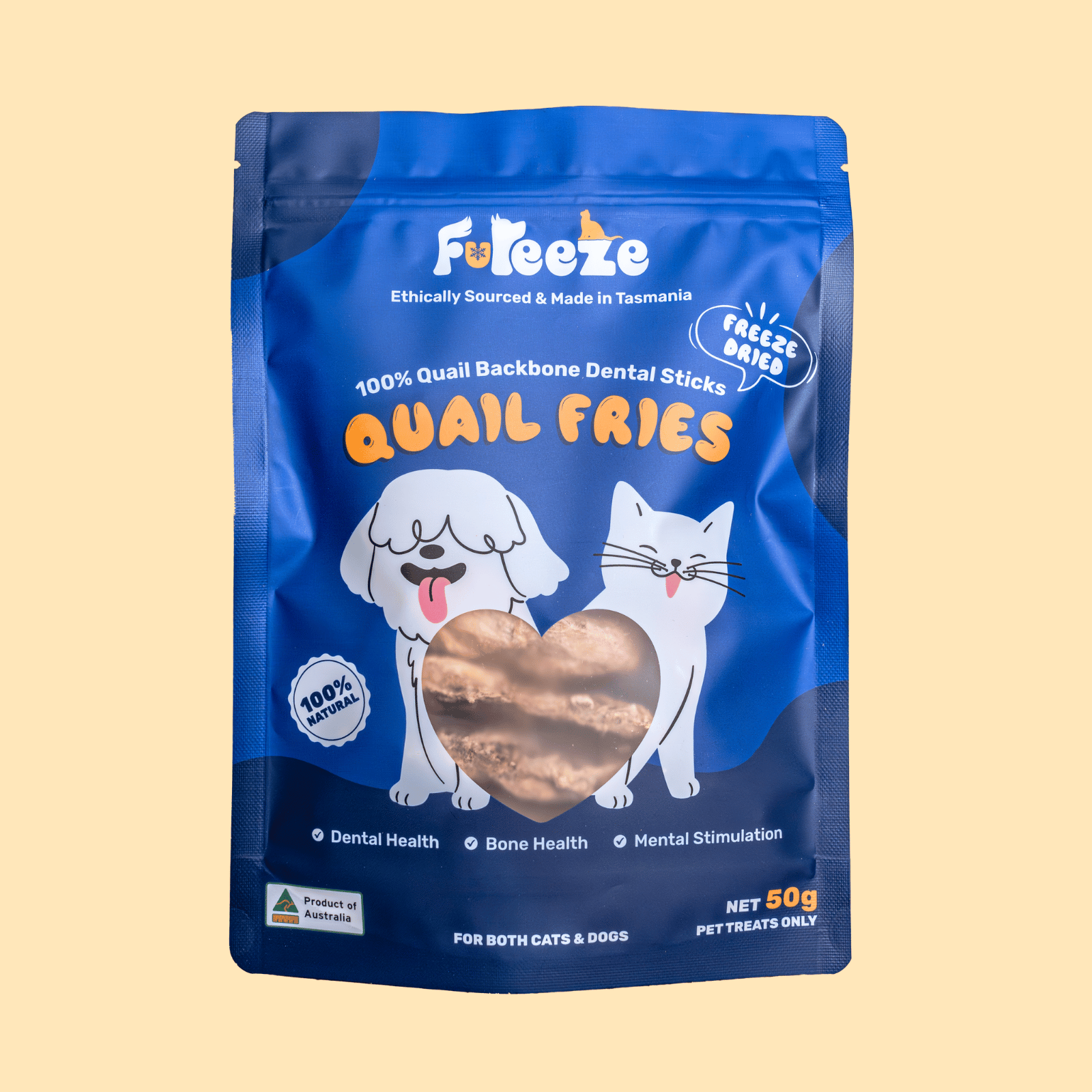 Freeze Dried Quail Backbone image 0
