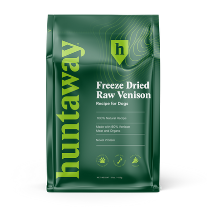 Huntaway Freeze-Dried Raw Venison Dog Food - Niuniu's Pet Shop