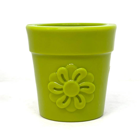 Large Flower Pot eCup Dog Treat Dispenser | Durable USA-Made Enrichment Toy | SodaPup