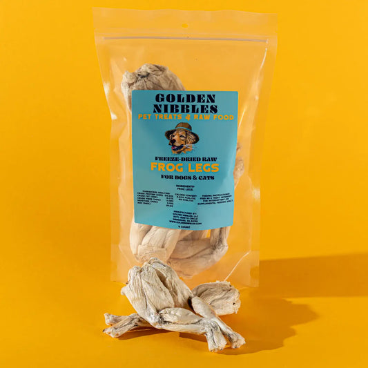 Frog Leg - Bag of 4 -Freeze-Dried Treat/Chew for Dogs & Cats