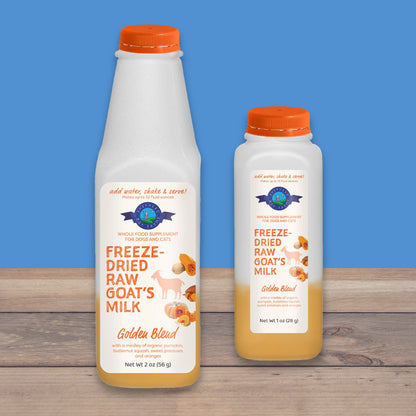 Freeze-Dried Raw Goat Milk- Golden Blend - Niuniu's Pet Shop