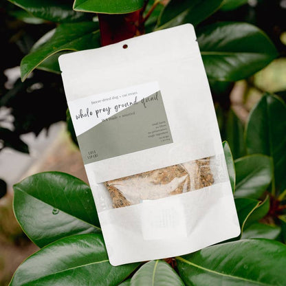 Whole Prey Ground Quail | Freeze-Dried Dog + Cat Treat - Niuniu's Pet Shop