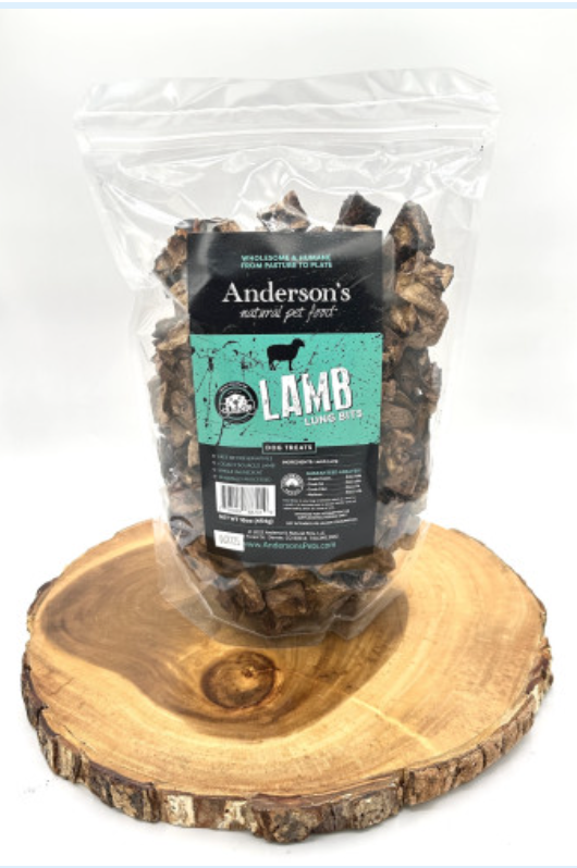 Anderson's- Lamb Lung Bits  (Multiple Sizes)