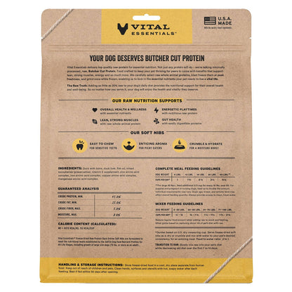 Vital Essentials FDR Duck Entree & Mixer Soft Nibs 14oz - Niuniu's Pet Shop