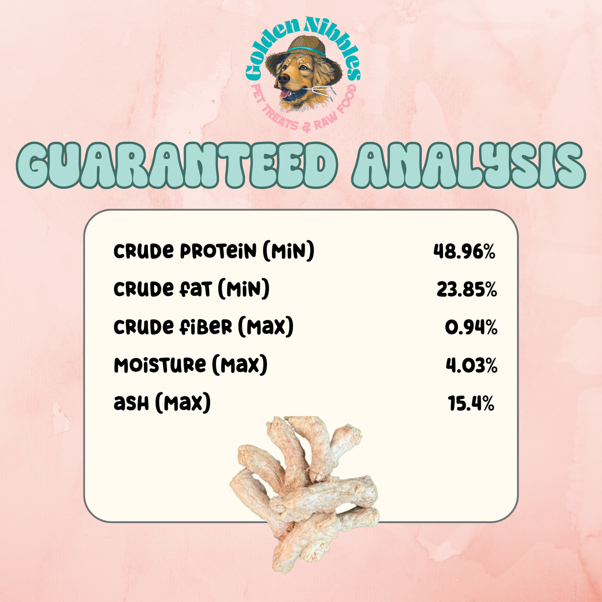 Chicken Necks - 3oz Bag - Freeze-Dried Dogs & Cats Treat