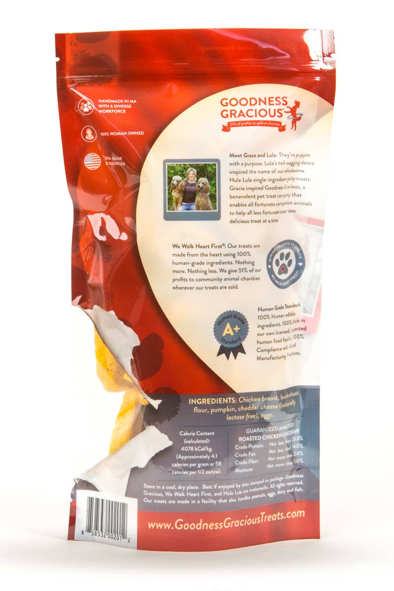 Roasted Chicken Cheddar Cookies (Human Grade/Grain Free) 8oz