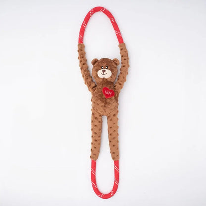 Valentine's RopeTugz® - Bear - Niuniu's Pet Shop