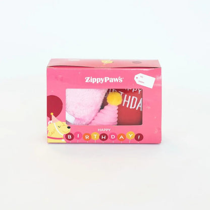 Pup Birthday Box Pink - Niuniu's Pet Shop