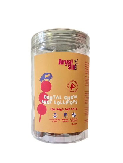 Dental Chew Beef Lollipops - Niuniu's Pet Shop