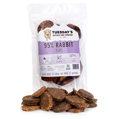 95% Rabbit Flips - 8.5 oz - Niuniu's Pet Shop