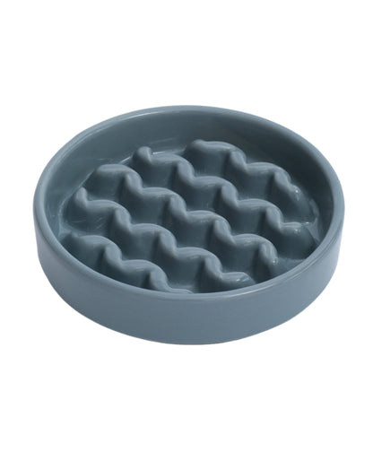 [Macaroni] Slow Feeder Dog Bowls - Yellow / Frozen Blue / Purple