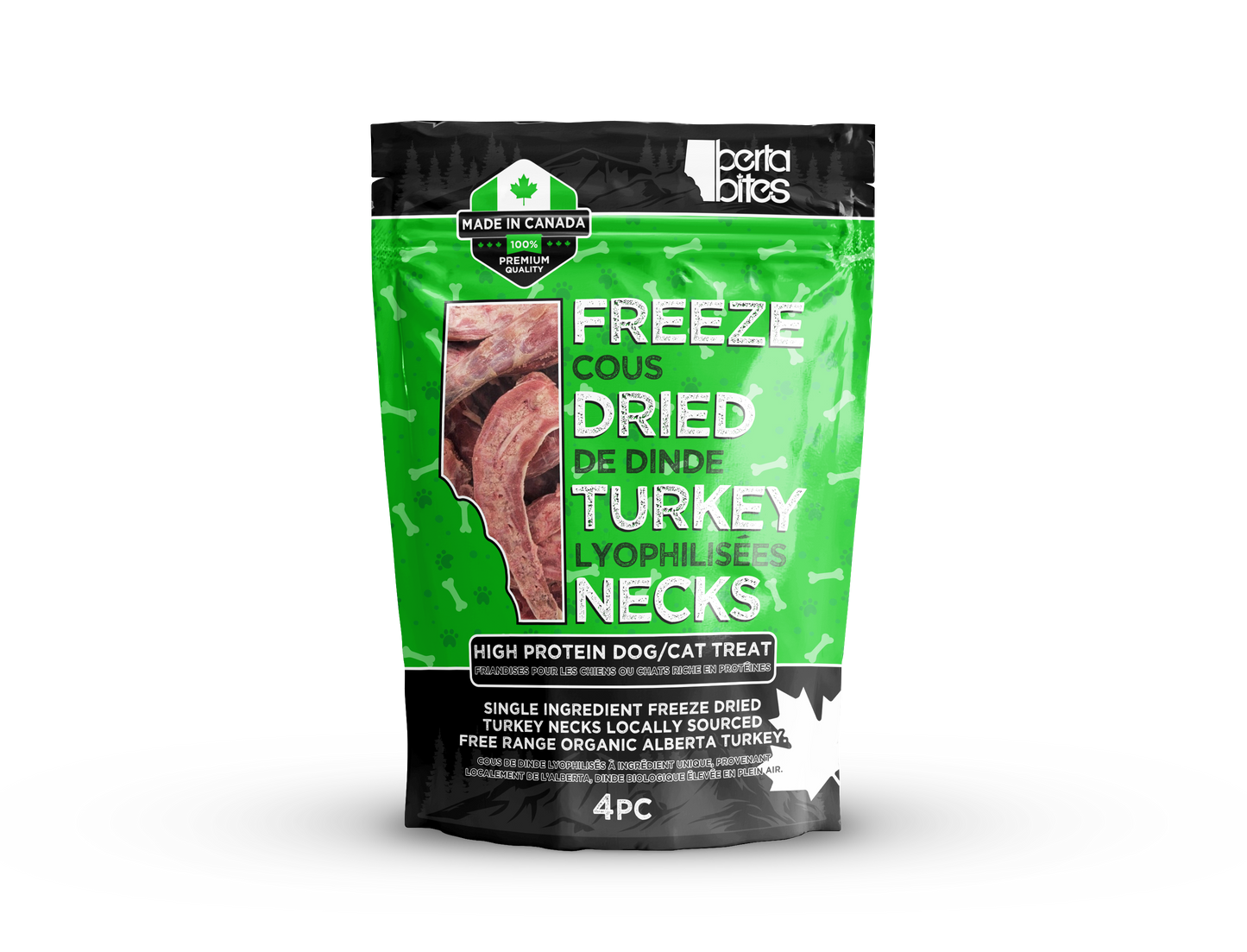 Berta Bites Freeze-Dried Free Range Organic Turkey Necks
