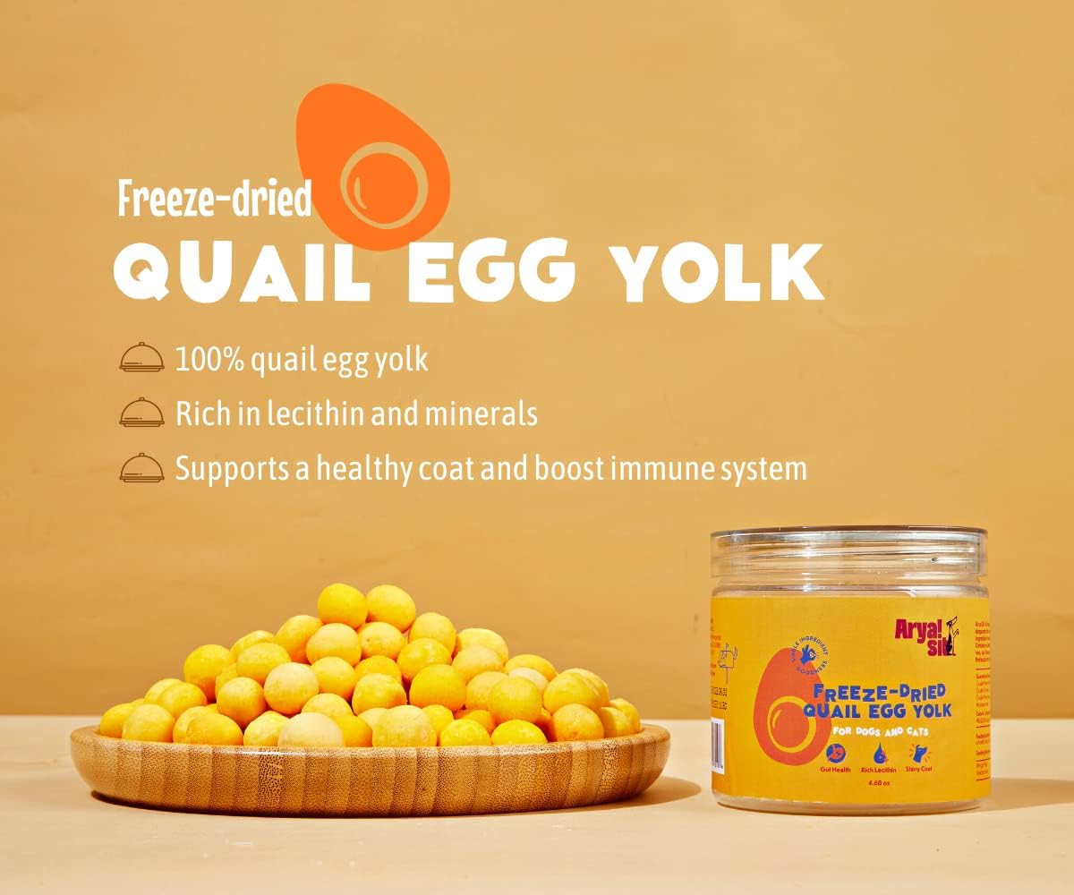 Freeze-Dried Quail Egg Yolk image 1