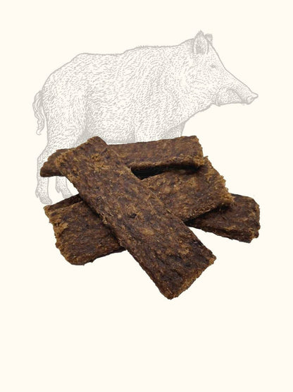 Wild boar slices