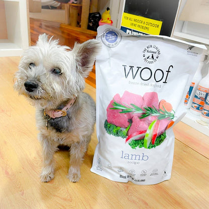 Woof Lamb Freeze Dried Dog Food 1.76oz | 9.9oz | 2.2lb - Niuniu's Pet Shop