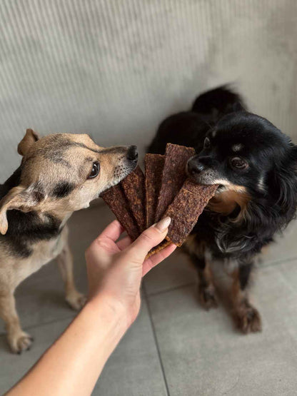 Wild boar slices