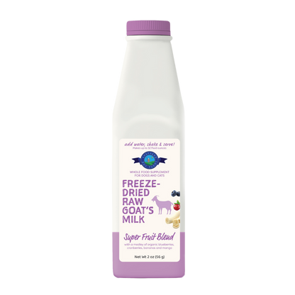Freeze-Dried Raw Goat Milk Topper- Super Fruit Blend - Niuniu's Pet Shop