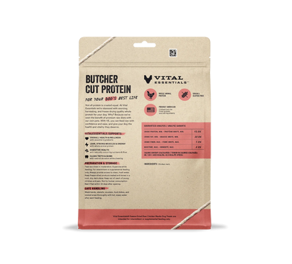 Vital Essentials Freeze-Dried Raw Chicken Necks Dog Treats - Niuniu's Pet Shop